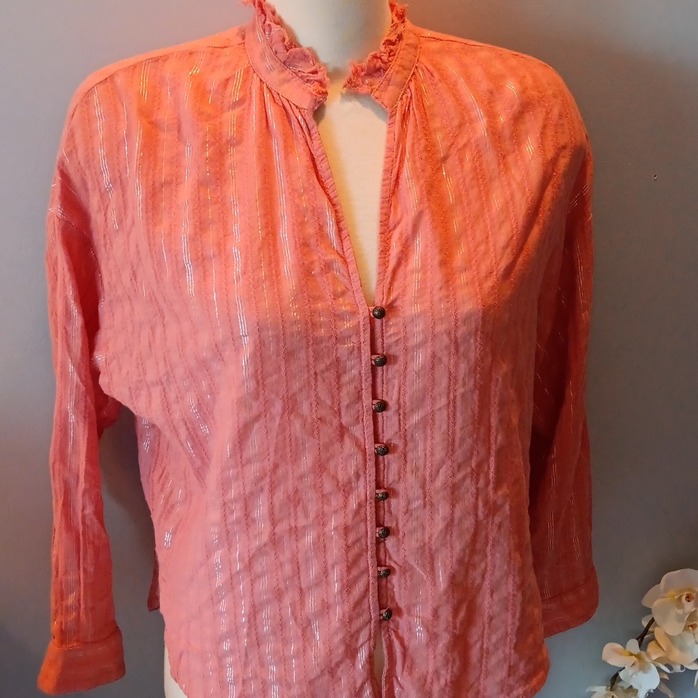 Anthropologie Pilcro Tavi button down blouse - Picture 4 of 7